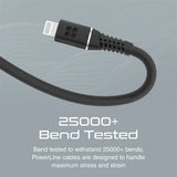 Promate 20W Power Delivery Usb-C To Lightning Cable, 120Cm, Black