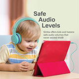 Promate Over-Ear Hi-Definition Safeaudio™ Wired Headset, Emerald