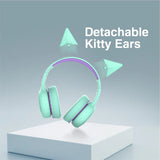 Promate Over-Ear Hi-Definition Safeaudio™ Wired Headset, Emerald