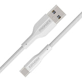 Promate Super Flexible Data and Charge Usb-C Cable 100Cm, White