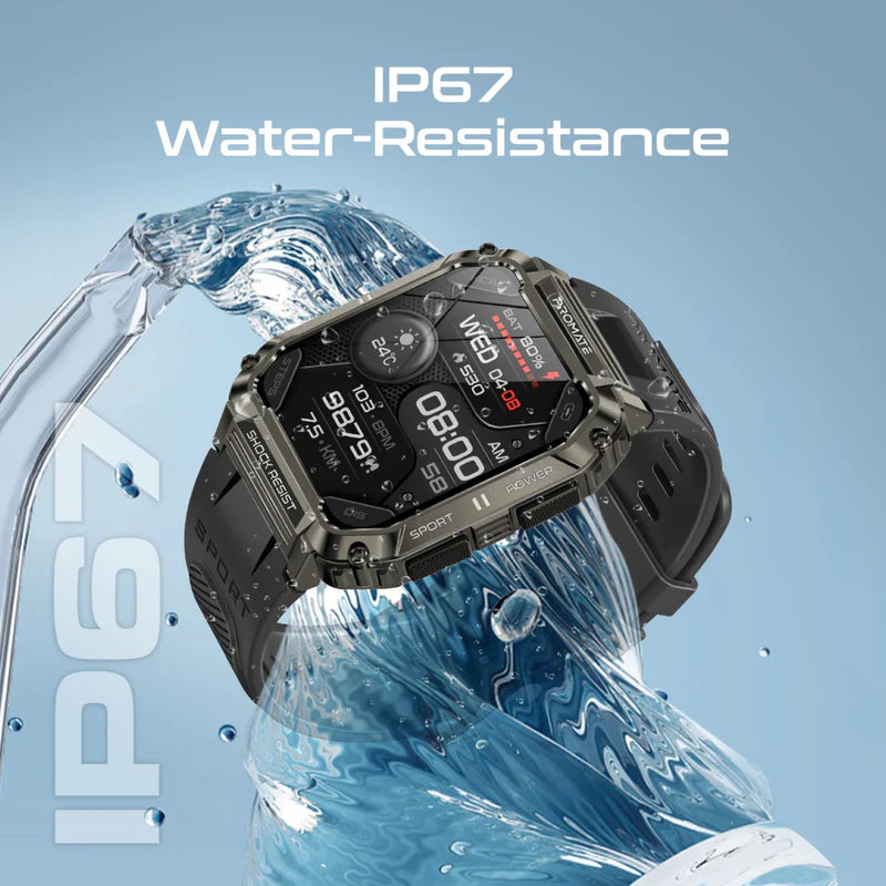 Promate Activlife™ Smartwatch With Wireless Bt Calling, Mid Night Green