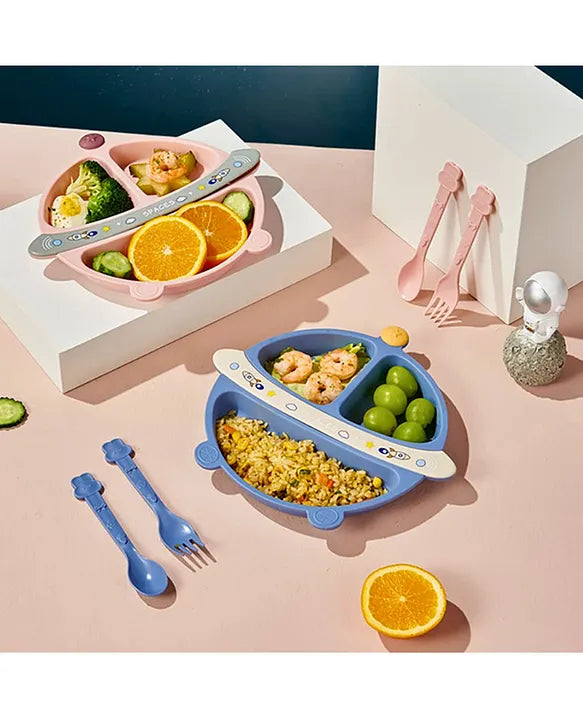 Baby Bowl Tableware Kids Cutlery Sets Dinner Baby Feeding Set