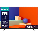 Hisense 55" A6 Series 4K Uhd Smart Led Tv, Black