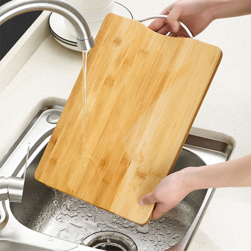 Bamboo Cutting Board With Handle, 32*45Cm
