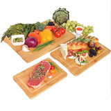 Bamboo Cutting Board With Handle, 32*45Cm