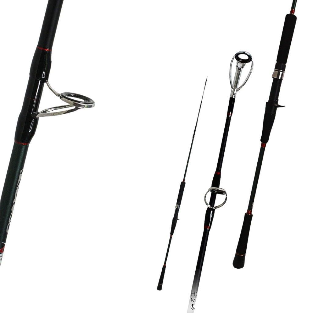 Ph Kaido-Nervio Solid Carbon Overhead Rod (Knc611-Ms | Pe Max: 1-3 | 6'1" | 200G) ('Rod Model: Knc611-Ms | Pe Max: 1-3 | 6\'1" | 200G',)