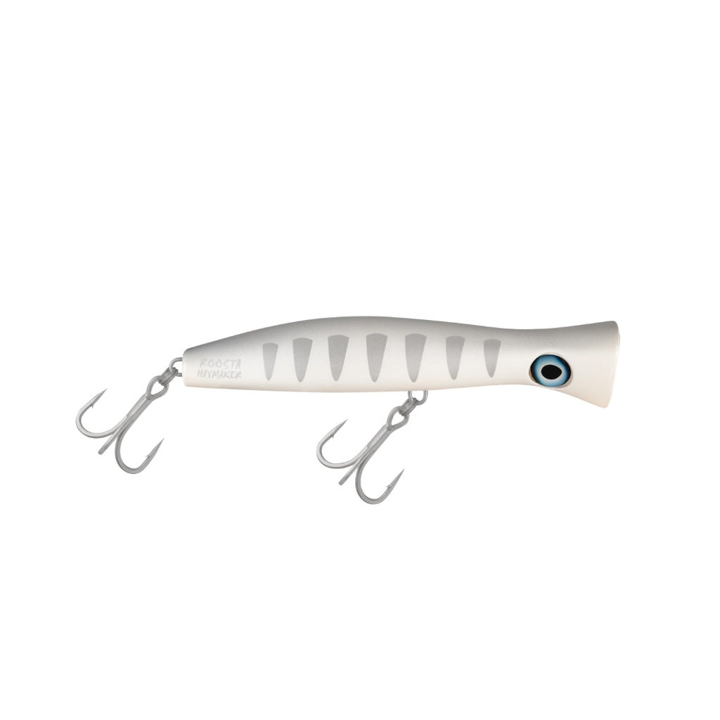 Halco Roosta Popper 195mm 117G (H91 Silver Shadow) (Lures Colour: H91 Silver Shadow)
