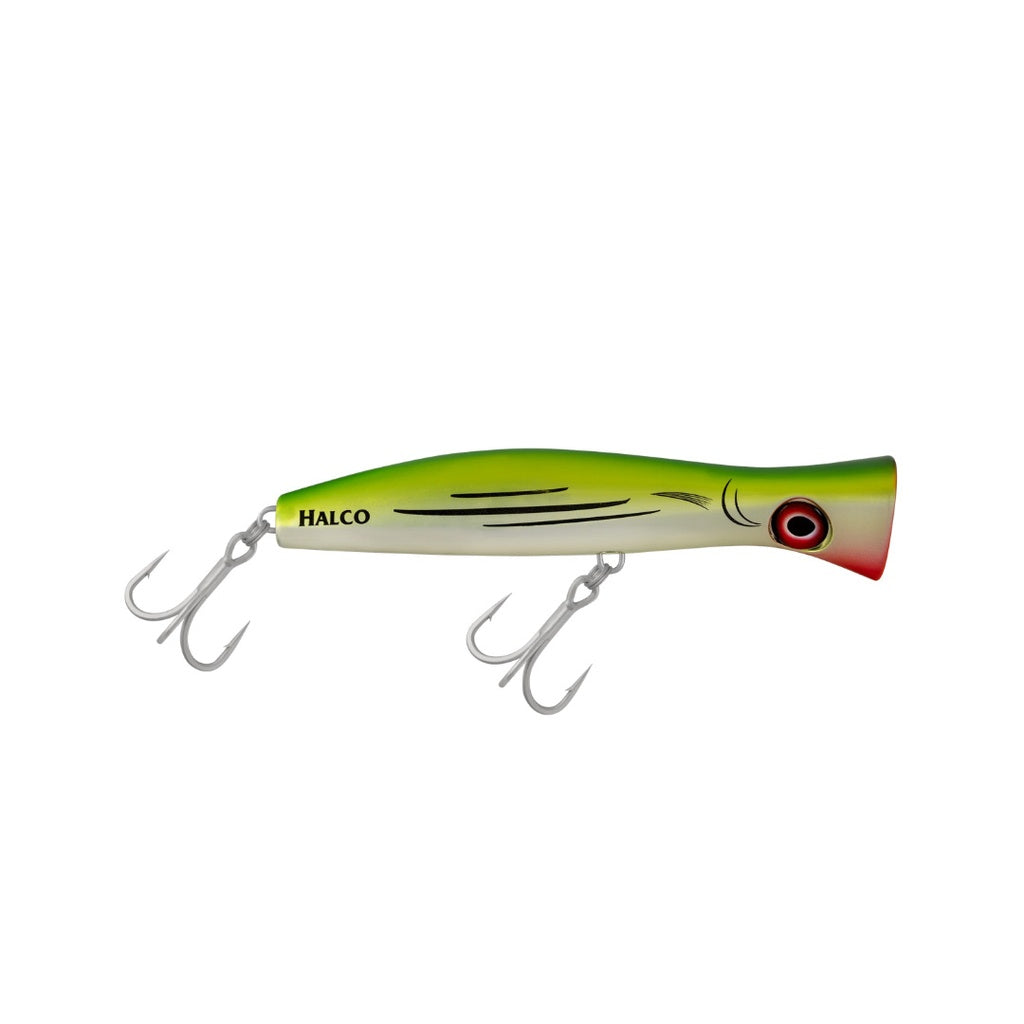 Halco Roosta Popper 195mm 117G (H81 Liquid Lime) (Lures Colour: H81 Liquid Lime)