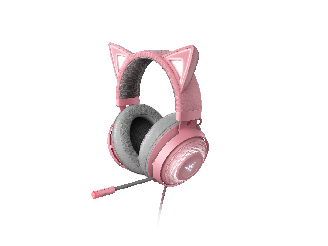 Razer Kraken Kitty Chroma Usb Gaming Headset, Pink