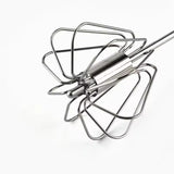 Stainless Steel - 10 Inch, Egg Whisk Hand Push Rotary Whisk Blender Versatile Milk Frother