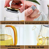 Diamond Shape Oil Dispenser Bottle For Kitchen - 700ML