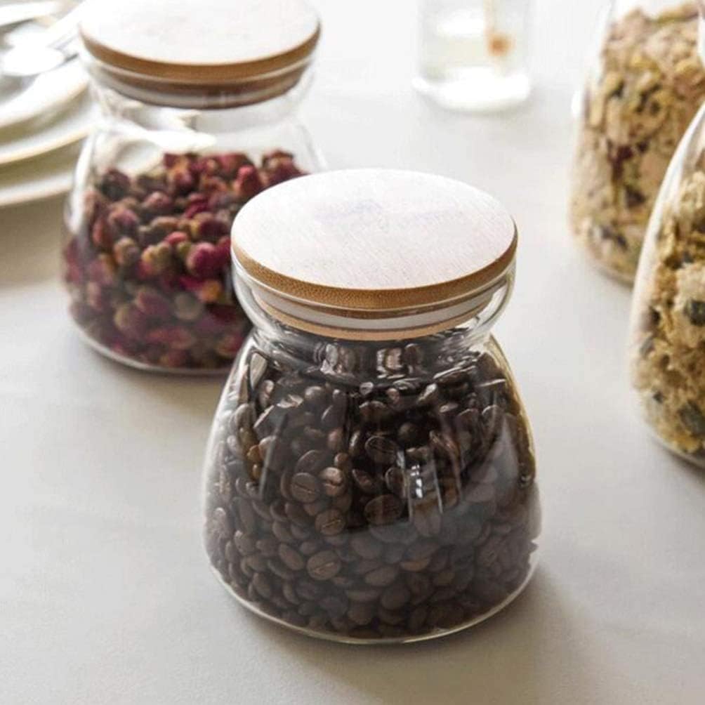 Glass Storage 2X Jar, Sealed Container With Lid - 700ml and 1100ML