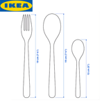 Ikea Mopsig 12-Piece Cutlery Set