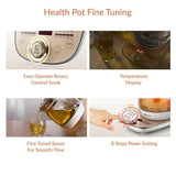 Bear Electric Health Multi-Function Kettle 20 Press Function, 1.5L