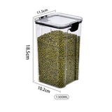 Set of Airtight Food Storage Containers With Lids, 1X460ML, 1X700ML, 1X1300ML, 1X1800ML