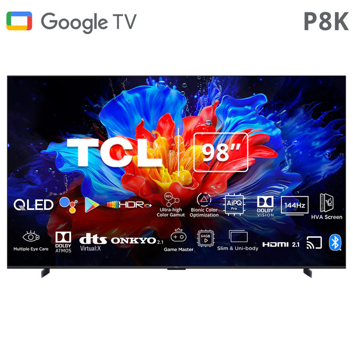 TCL P8K QLED TV – 98"