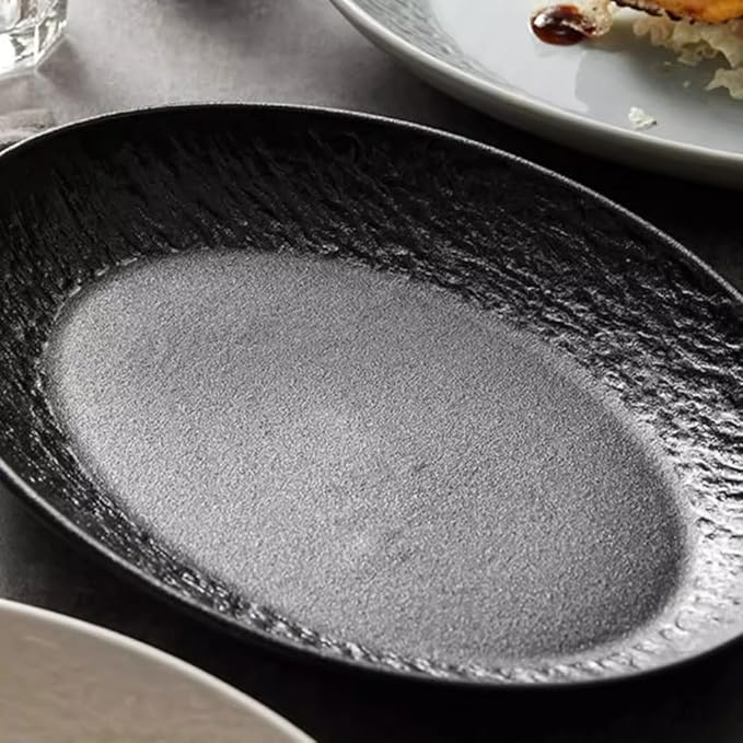 12 Inch Tree Pattern Dan Shaped Fish Plate
