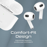 Promate High Fidelity Sleek Tws Earbuds With Intellitouch, White