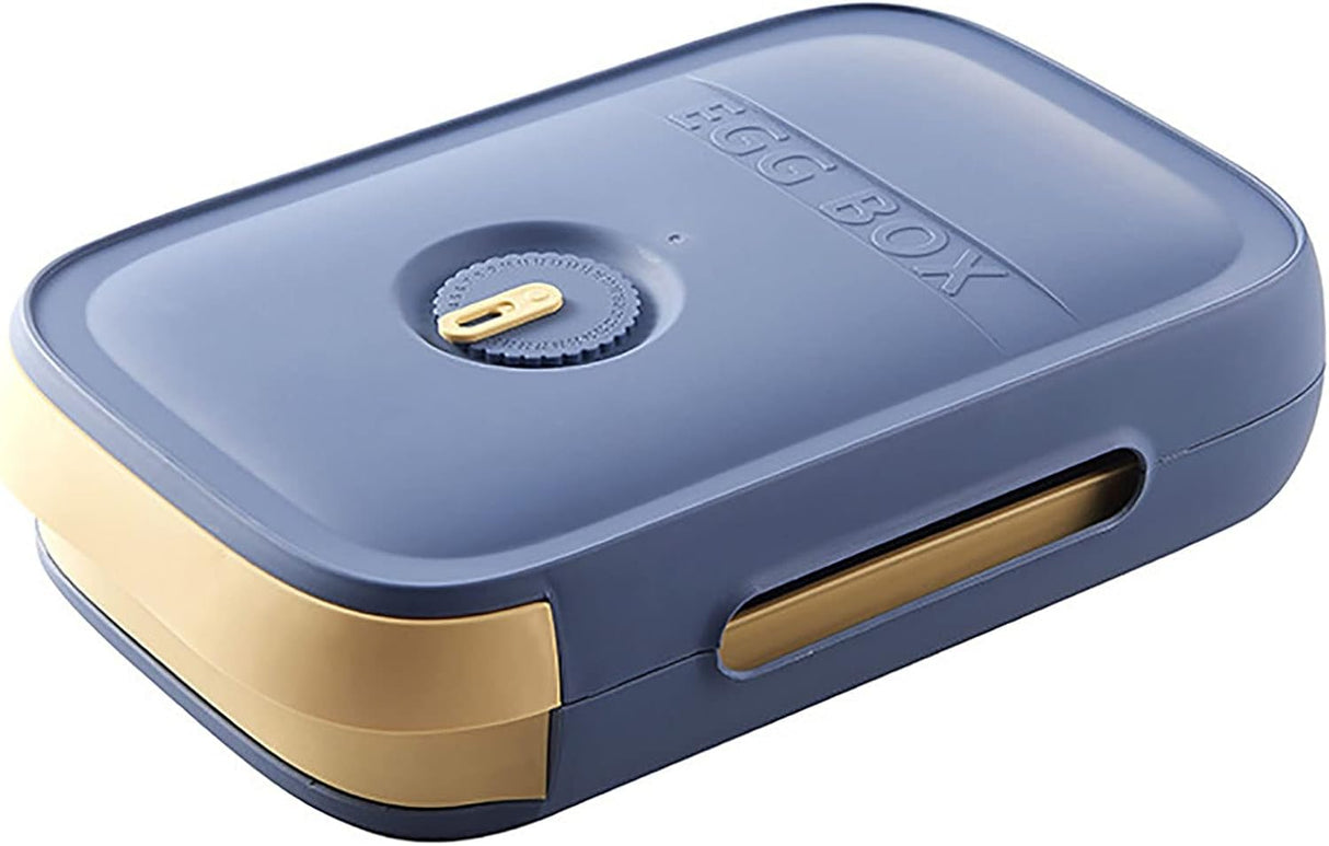 Drawer Type Egg Trays (Size: 32*21*7.8Cm) - Blue