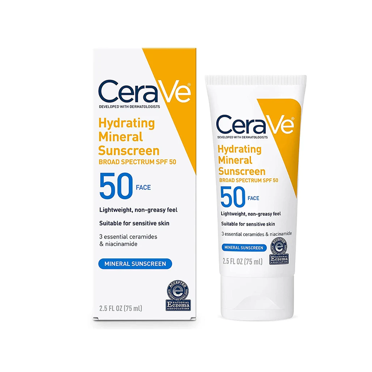 CeraVe Mineral Sunscreen Spf 50 75ML