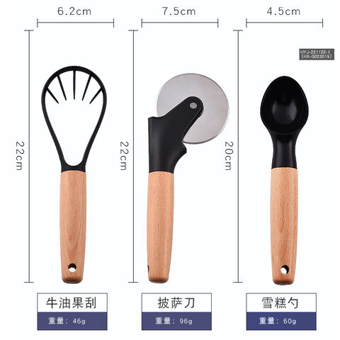 Fruit Carving Set, 13 Pieces - Beech Handle With Ps+420 Stainless Steel
