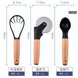 Fruit Carving Set, 13 Pieces - Beech Handle With Ps+420 Stainless Steel