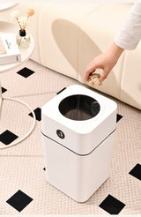 Trash Can (S), Pp Material - White, Size: 21.5*21.5*33.5Cm