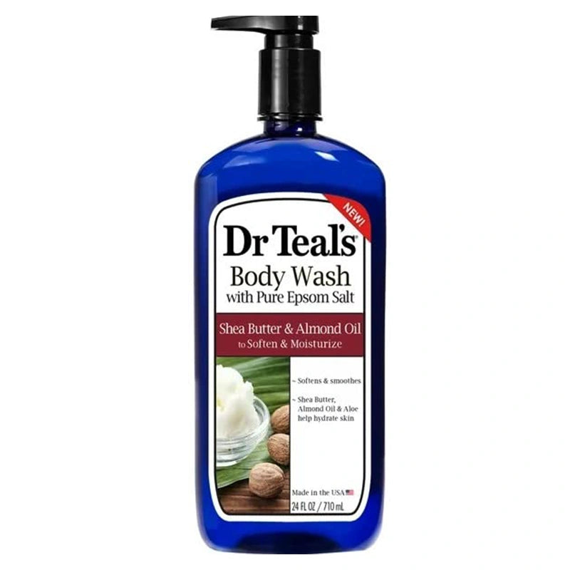 Dr Teal's Body Wash With Pure Epsom Salt Shea Butter Almond Oil 710ML