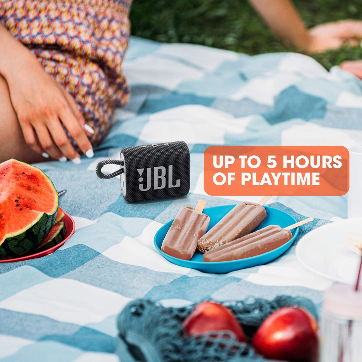 JBL Go 3 Portable Bluetooth Speaker Black