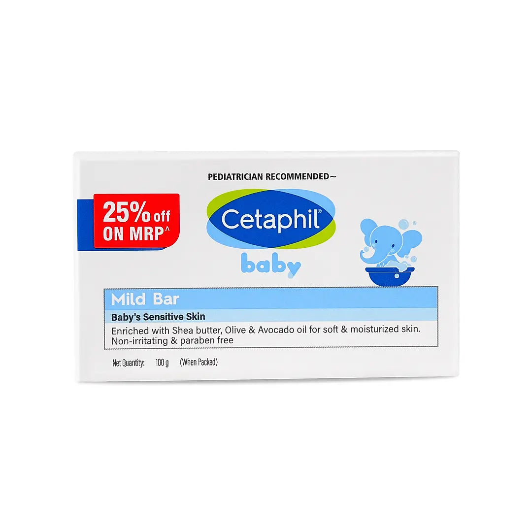 Cetaphil Baby Mild Bar For Baby's Sensitive Skin 100G