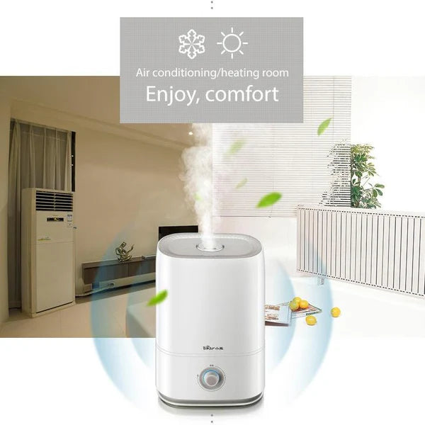 Bear 2 In 1 Humidifier & Water Air Purifier 5L Large Capacity Desktop Dual Purification Aroma Diffuser