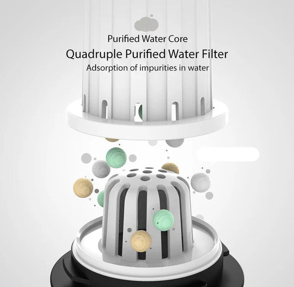 Bear 2 In 1 Humidifier & Water Air Purifier 5L Large Capacity Desktop Dual Purification Aroma Diffuser