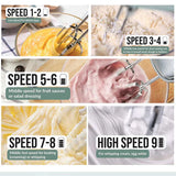 Bear Digital Stand Mixer With Stainless Steel Bowl Hand Mixer