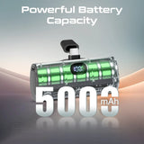 Promate 4-Piece 5000Mah Ultra-Compact Fast Charging Power Bank Kit (20W, Built-In Usb-C and Lightning Connectors)