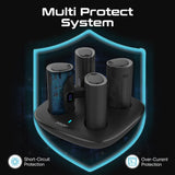 Promate 4-Piece 5000Mah Ultra-Compact Fast Charging Power Bank Kit (20W, Built-In Usb-C and Lightning Connectors)