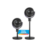 Ifan 9" Powerful 36 Speed Dc Air Circulator Fan, Stand Fan With Oscillation & Remote, Quiet Operation,20W