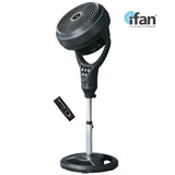 Ifan 12" Stand Fan Circulator With Oscilation & Remote Control, 85W (Desk & Stand Function)