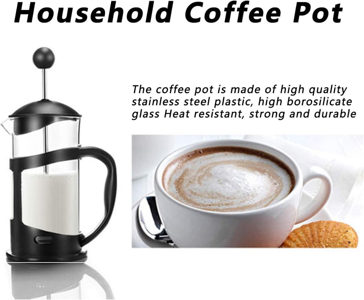 French Press Coffee Maker, 304 Grade Stainless Steel 800ML