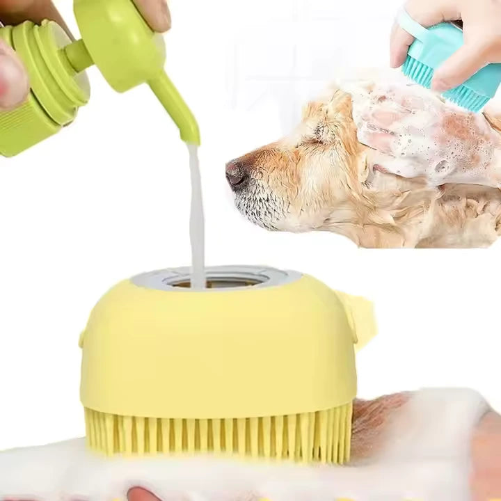 Multi Functional Silicone Pet Brush