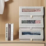 Transparent Window Flip Storage Box