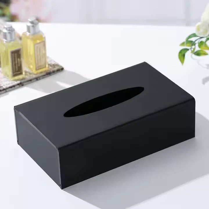 Acrylic tissue box