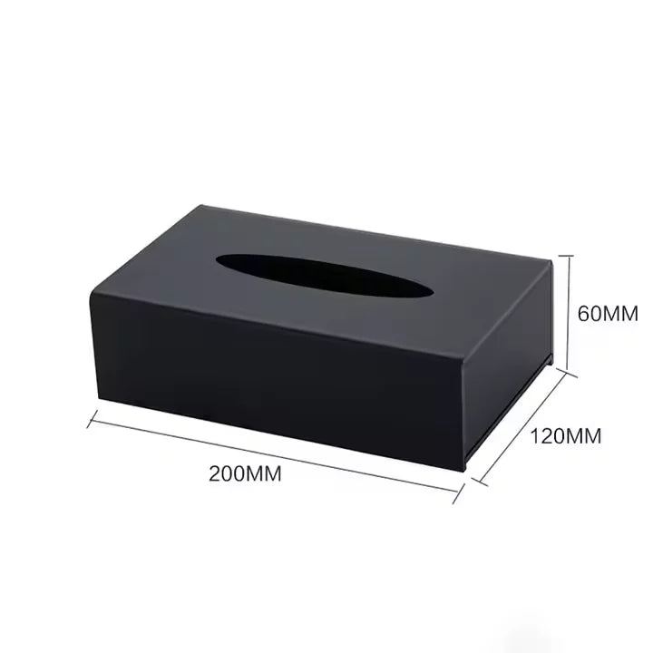 Acrylic tissue box
