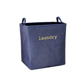 Cotton and Linen Dirty Clothes Basket