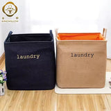 Cotton and Linen Dirty Clothes Basket