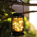 Solar Mason Can Lamp (1 Piece Set)