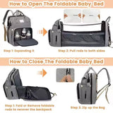 Folding Maternal and Child Bag