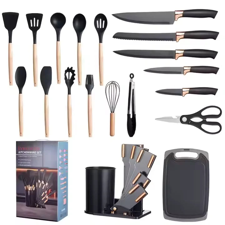Silicone Kitchenware 19 Piece Set