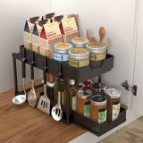 Pull Style Seasoning Storage Rack