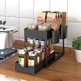 Pull Style Seasoning Storage Rack