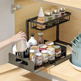 L-Shaped Kitchen Pulling Stand